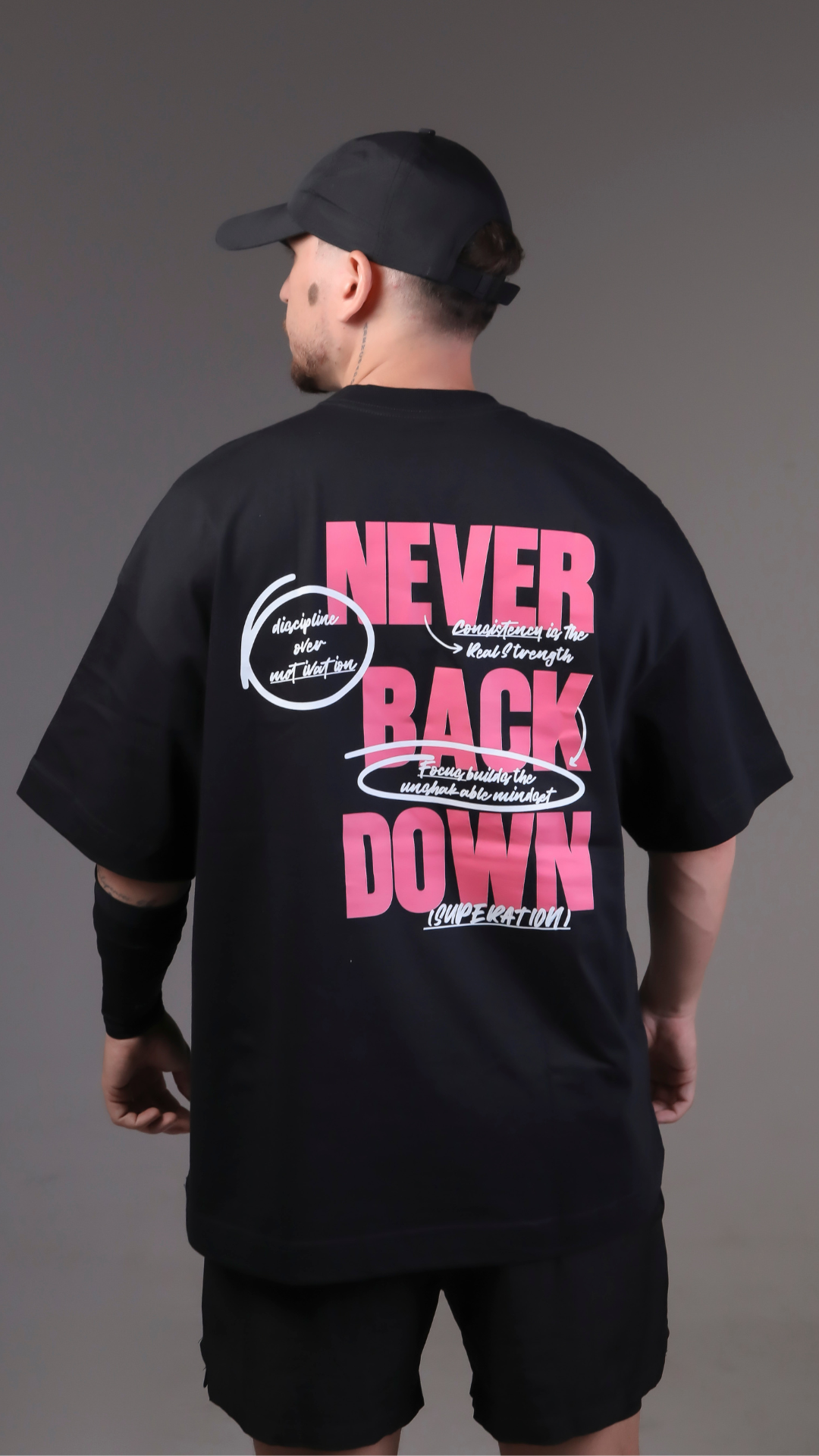 Camisa Basic Oversized Never Back Down 109