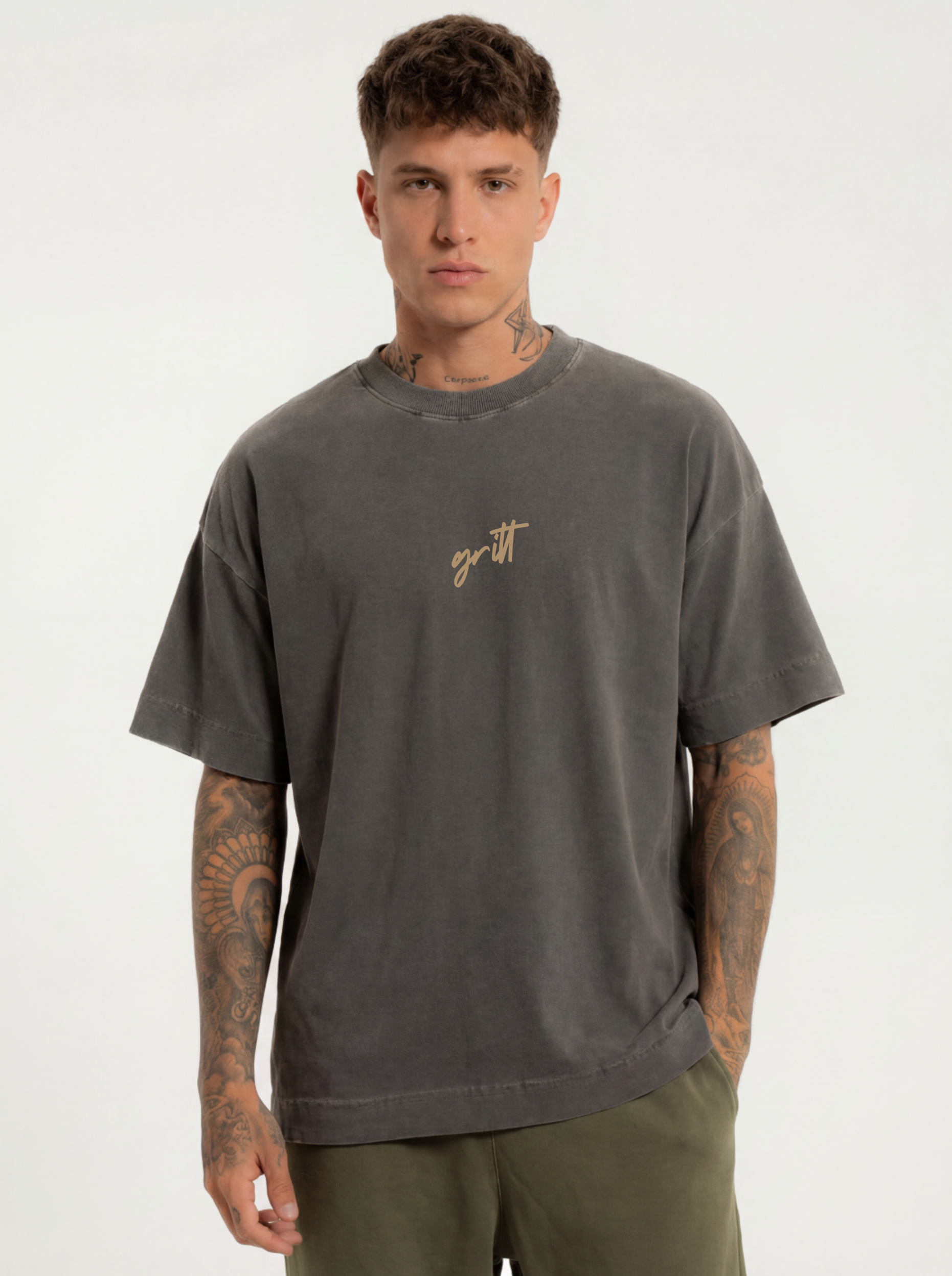 Camisa Heavy Oversized Cisne Negro 118