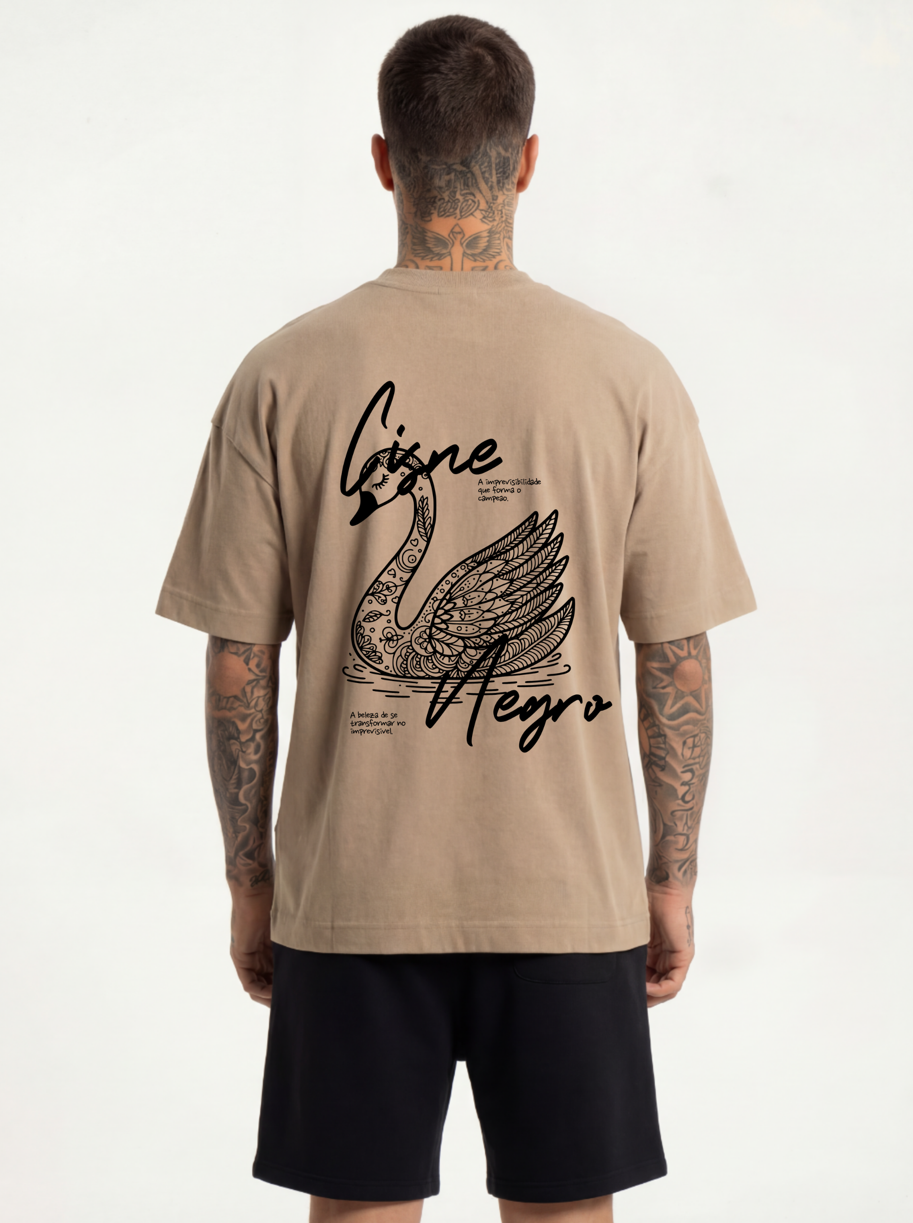Camisa Heavy Oversized Cisne Negro 118