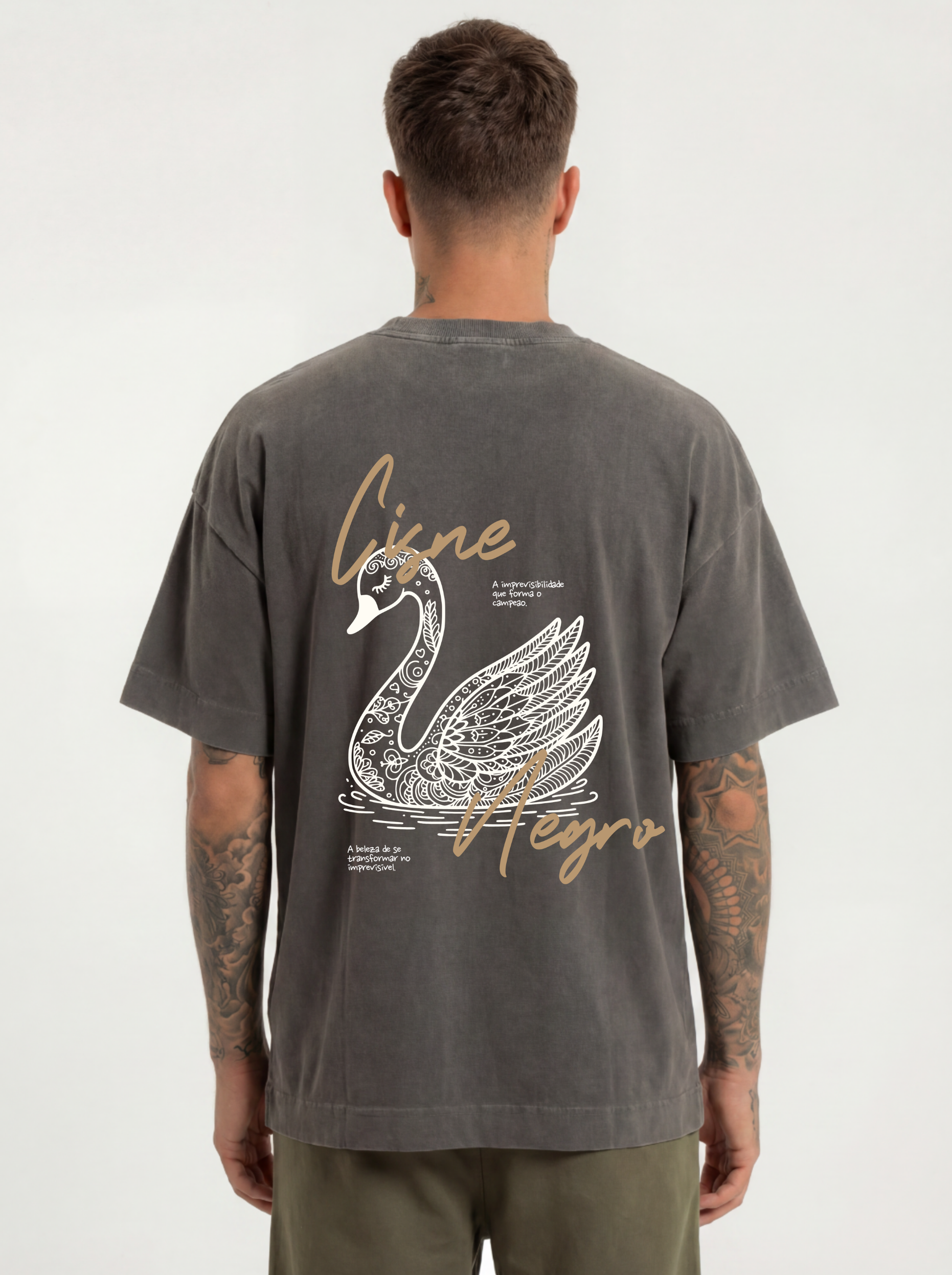 Camisa Heavy Oversized Cisne Negro 118