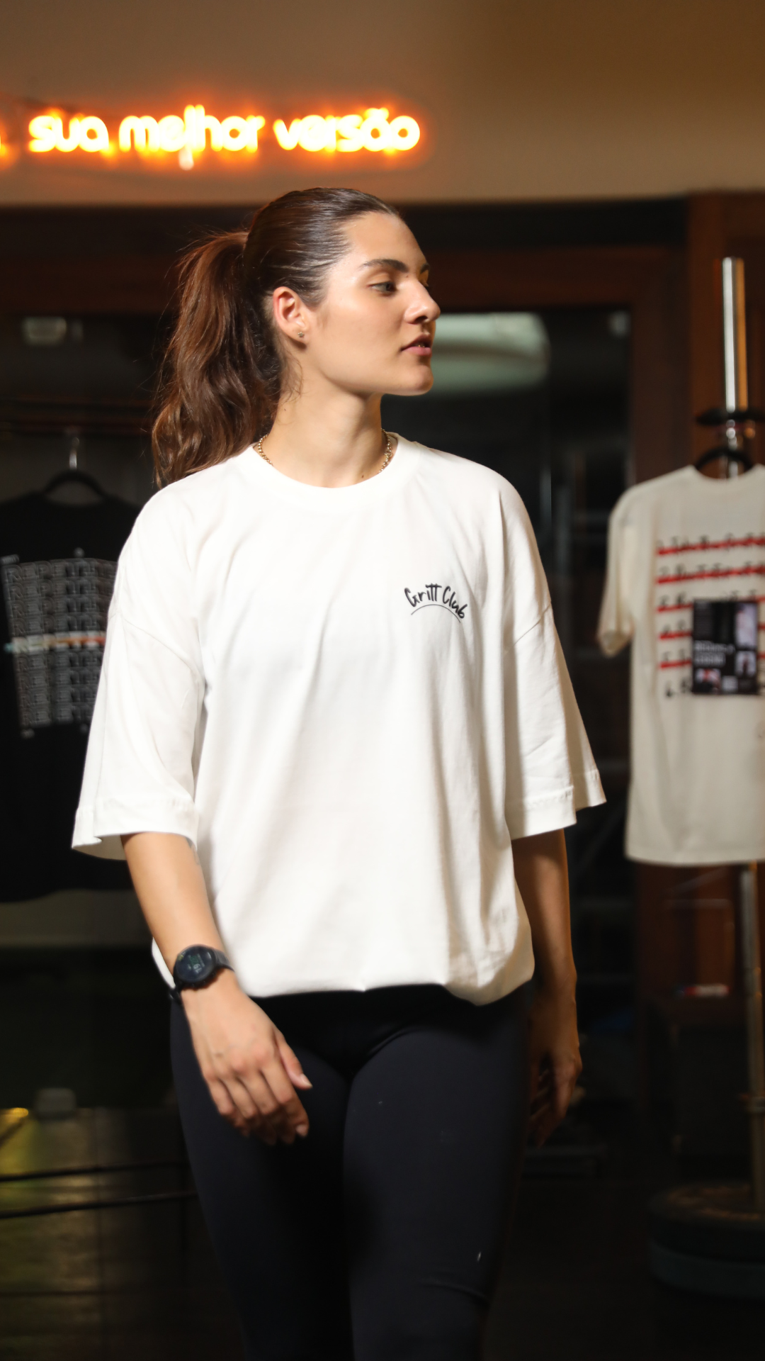 Camisa Basic Oversized Never Back Down 109