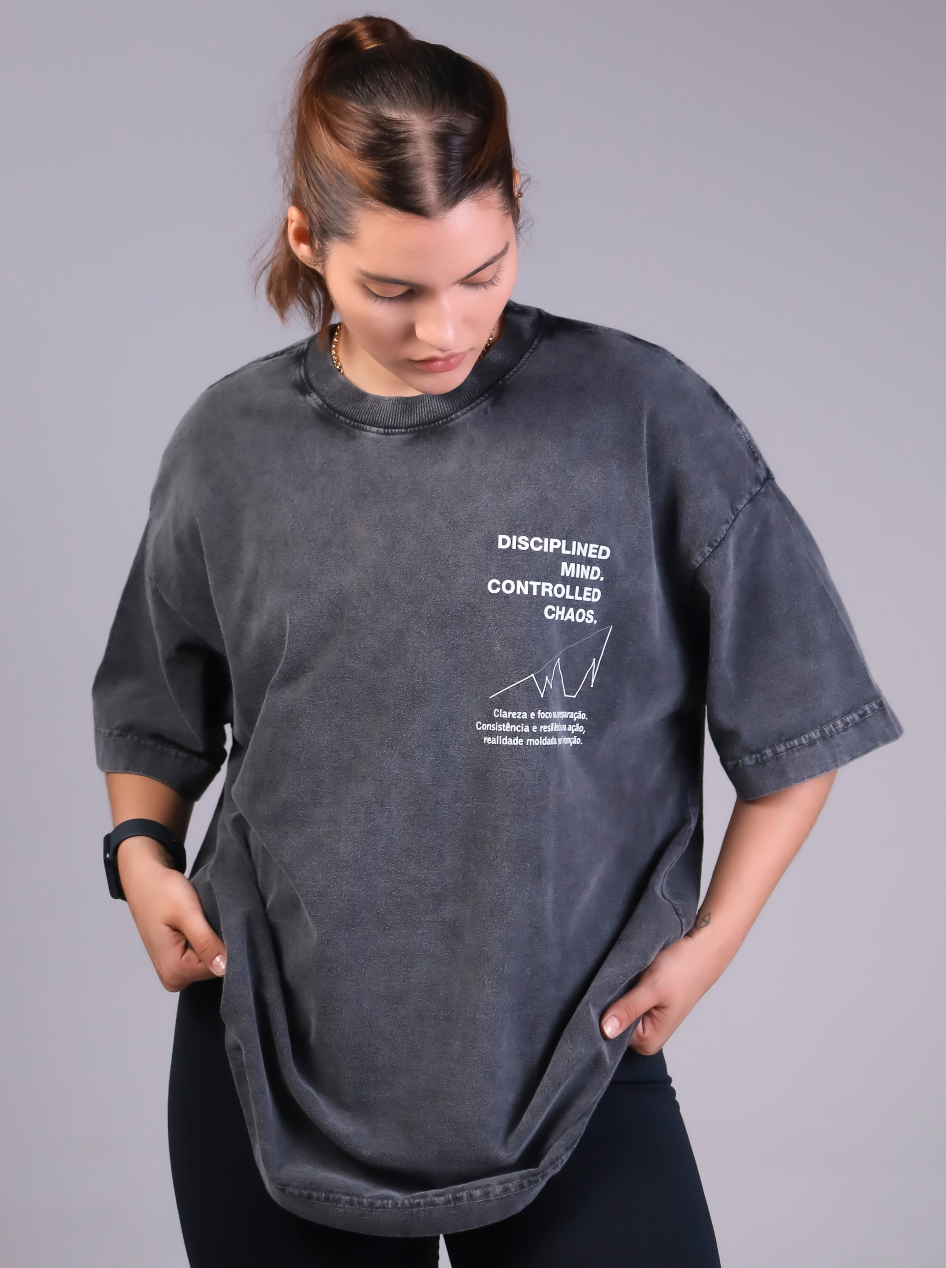Camisa Heavy Oversized Disciplined Mind 104