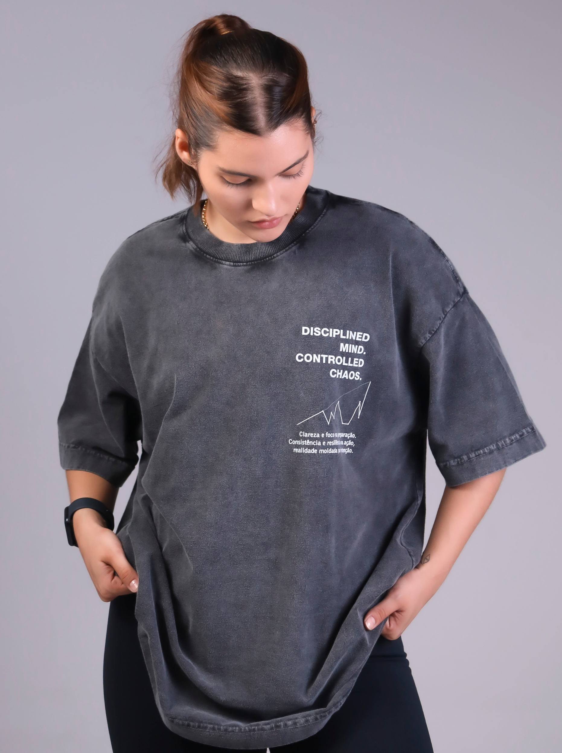 Camisa Heavy Oversized Disciplined Mind 104
