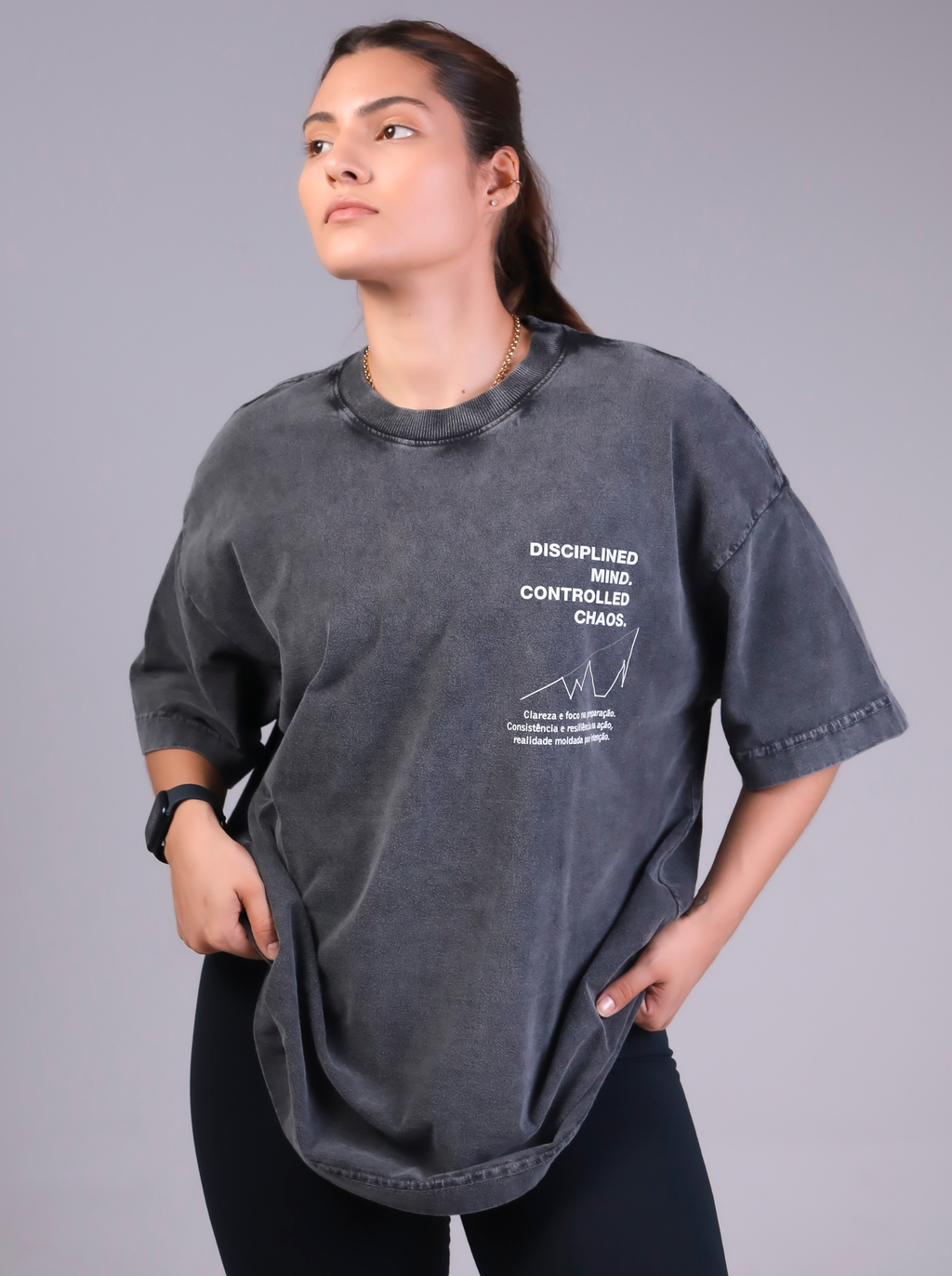 Camisa Heavy Oversized Disciplined Mind 104