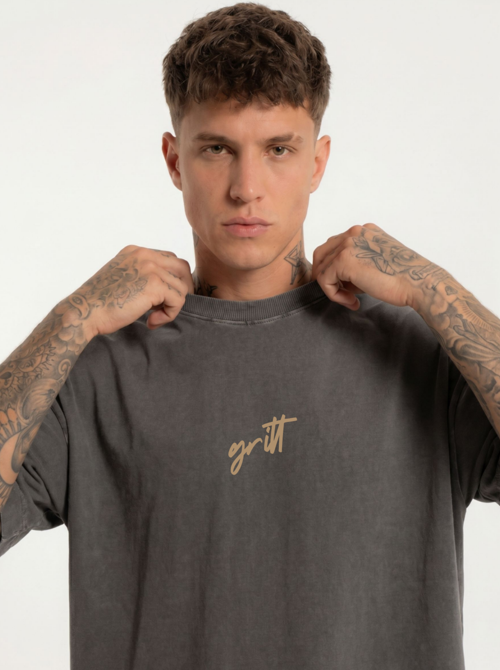 Camisa Heavy Oversized Cisne Negro 118